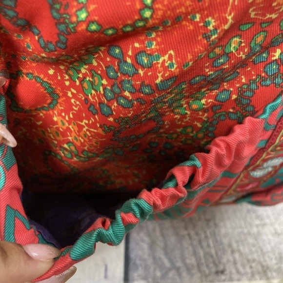 LOOP Boho‎ Beach Bag Lobster Seashell Floral Vacation Festival Style Bold Bright - Picture 13 of 15